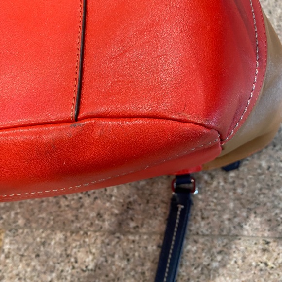 Orange and Blue Coach bag - Picture 7 of 16